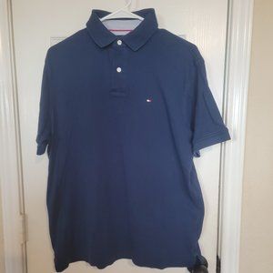 🌟Men's Tommy Hilfiger short sleeve polo, navy, M
